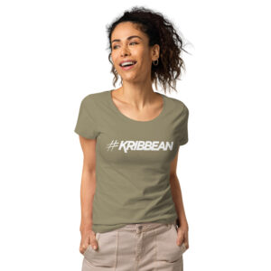 t shirt organique de base pour femmes kaki devant 2 6222095e8591d